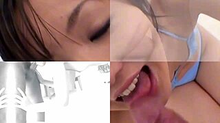 Milf Asia Ruru Kashiwagi Hisap Kontol Lalu Naik untuk Creampie