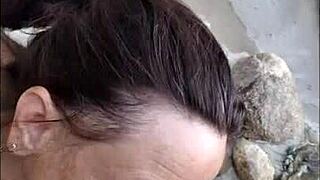 Pov zrela vruća žena Candi Annie muži kurac