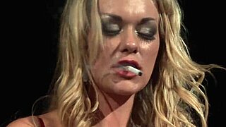 cock in mouth and anal of mature milf with big tits and wide hips